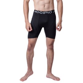 [ACCIPIO]Compression Shorts for Men Moisture Wicking Base Layer Running Cycling Active Cool Dry Fitness Tights